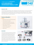 Spheronizer Q-120E technical leaflet